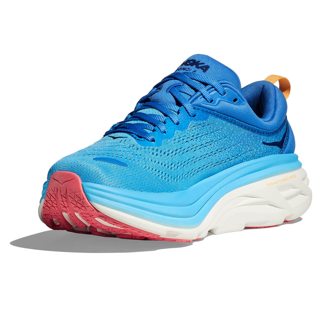 Hoka Bondi 8 Womens Running Shoes | Virtual Blue / Swim Day foam