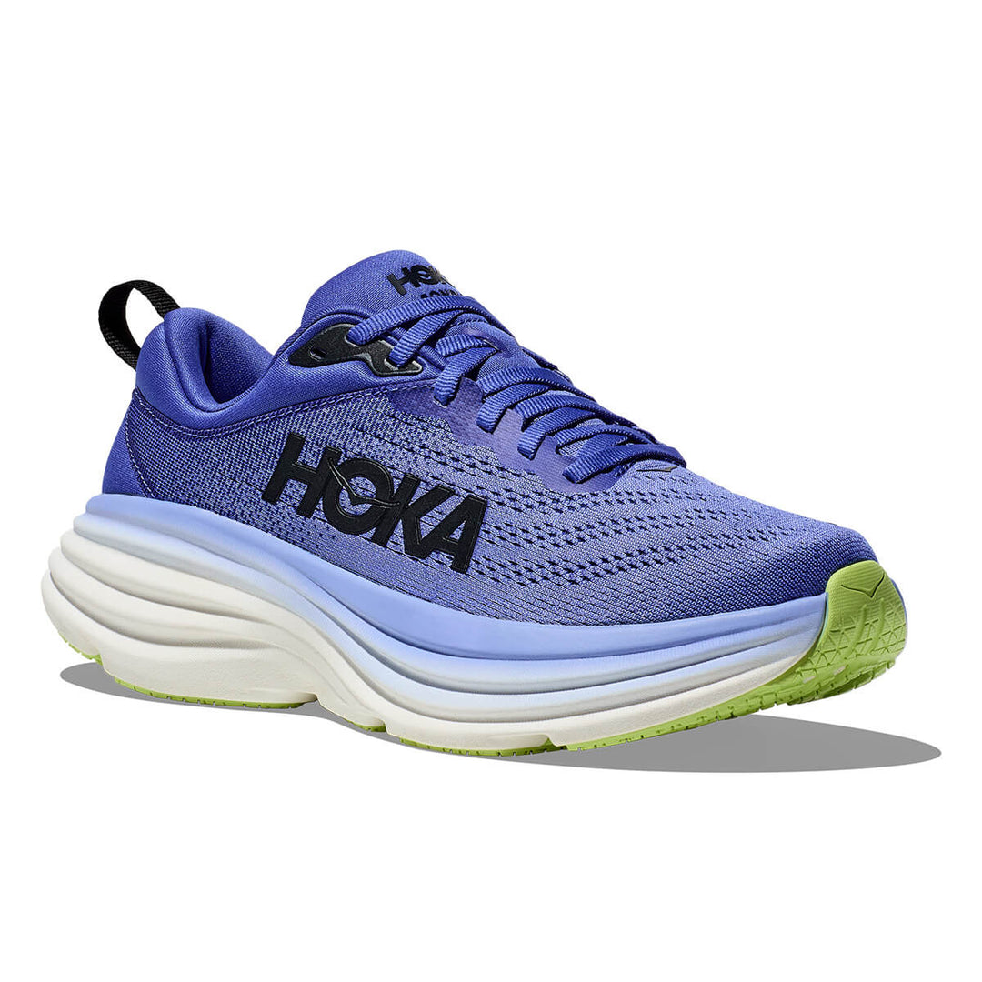 Hoka Bondi 8 Womens Running Shoes | Stellar Blue / Cosmos toe rocker