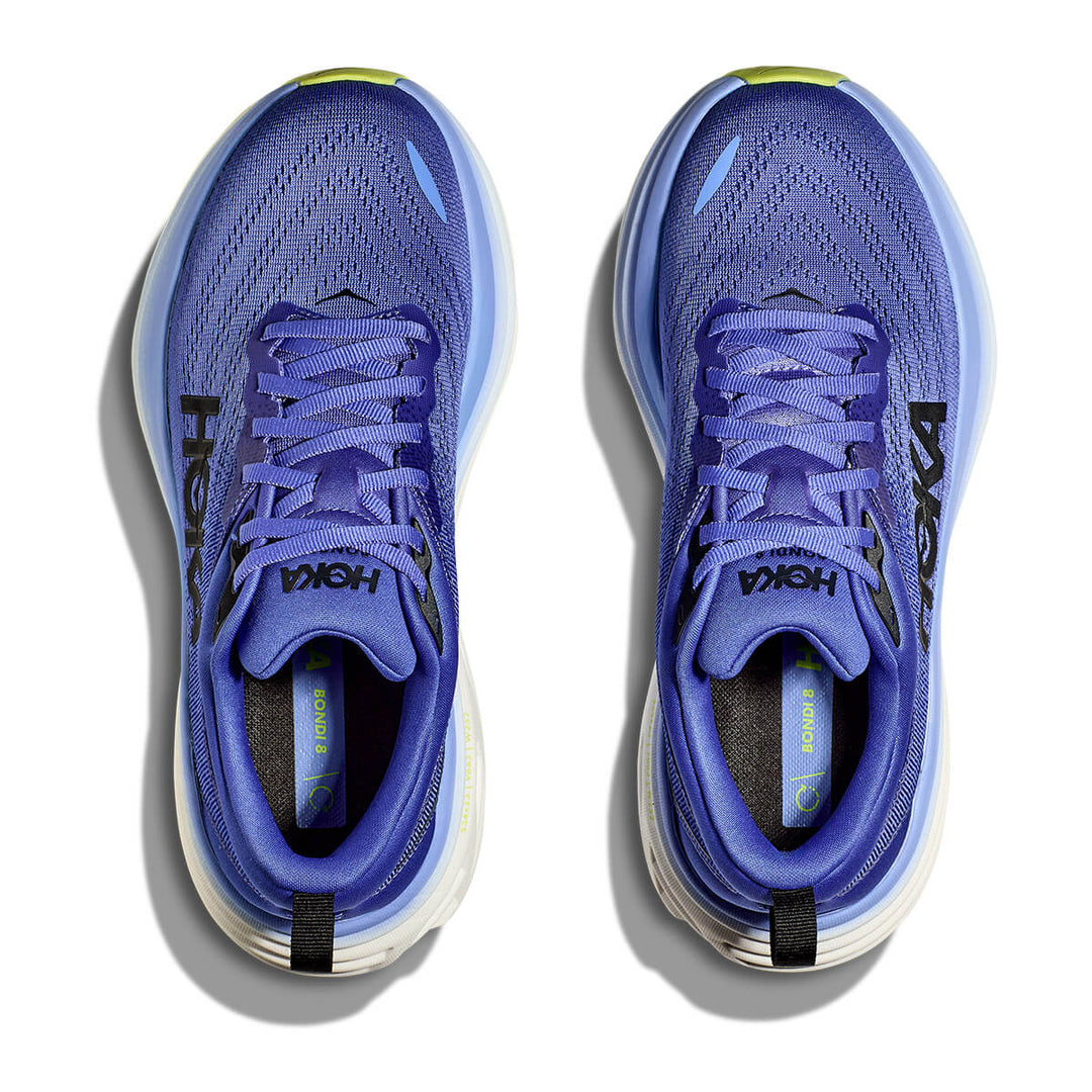 Hoka Bondi 8 Womens Running Shoes | Stellar Blue / Cosmos mesh vents tops