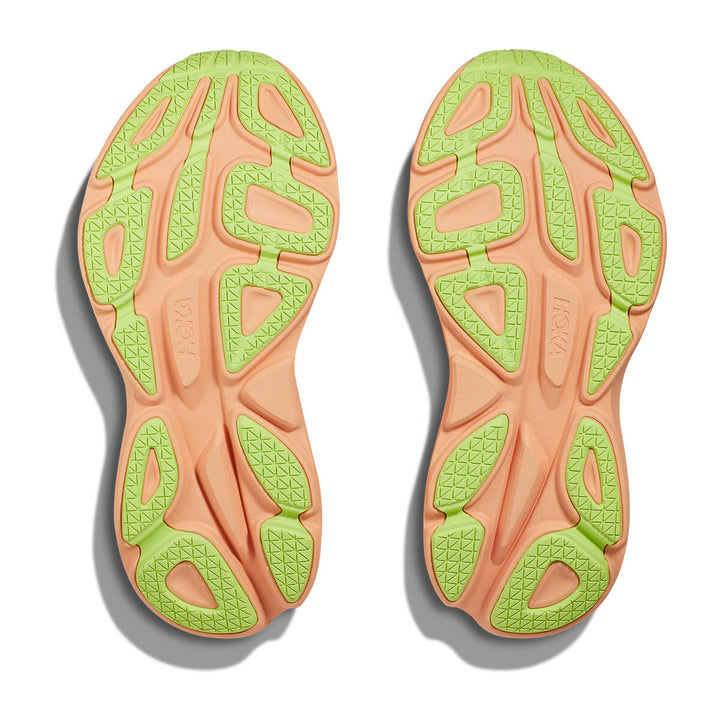 Hoka Bondi 8 Womens Running Shoes | Coral / Papaya sole