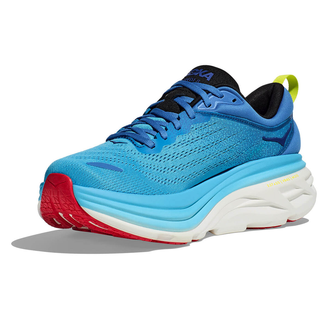 Hoka Bondi 8 Mens Running Shoes | Virtual Blue / Swim Day foam