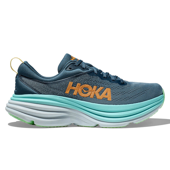 Hoka Bondi 8 Mens Running Shoes | Real Teal / Shadow