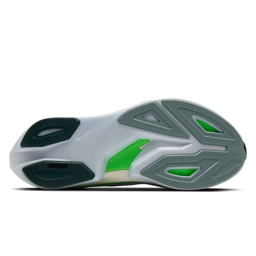 Brooks Hyperion Max 3 Mens | White/gray Mist/green