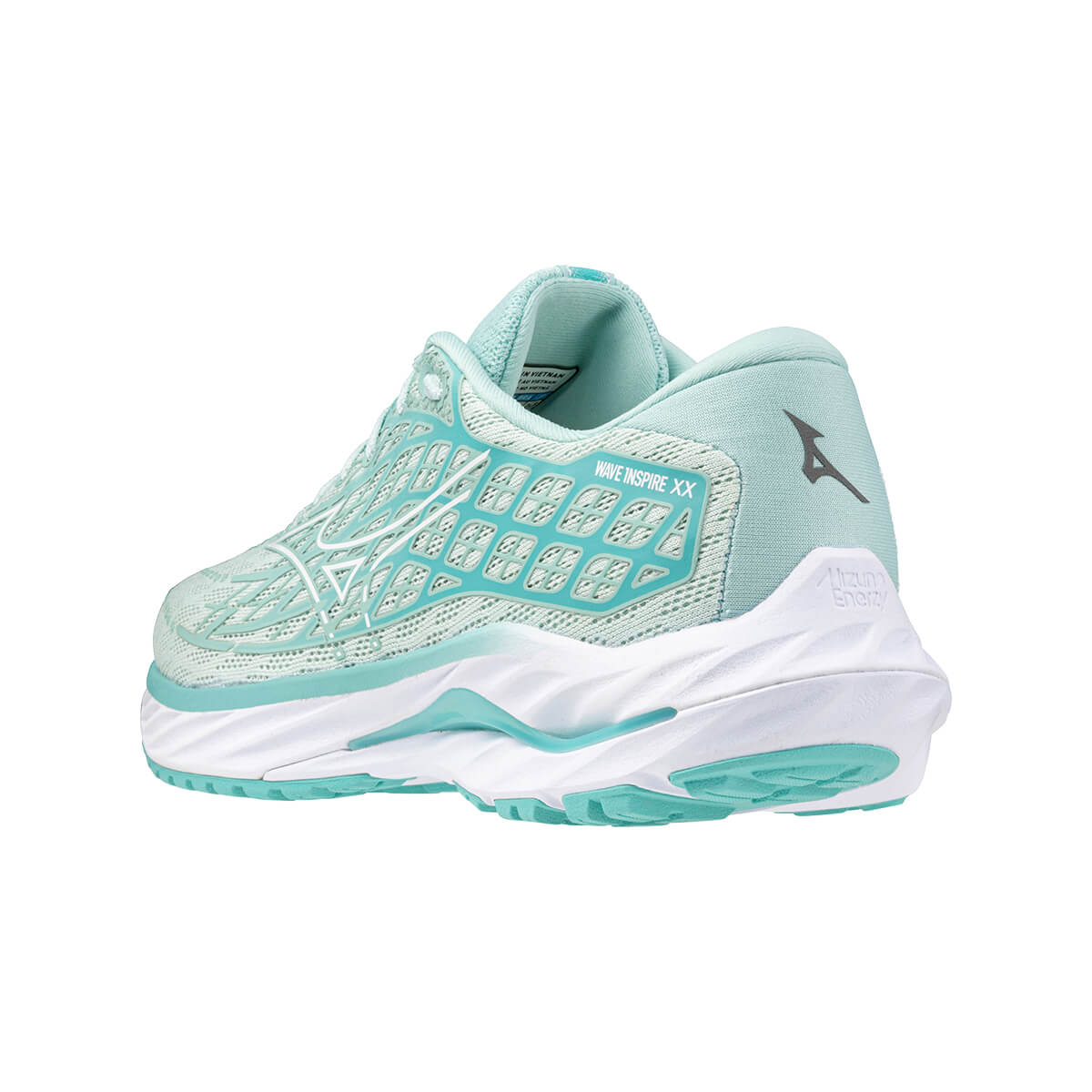 Mizuno Wave Inspire 20 Womens Eggshell Blue white blue Turqu