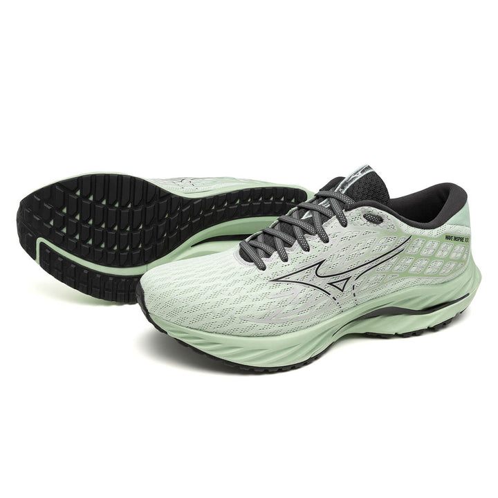 Mizuno Wave Inspire 20 Mens | Grayed Jade/black Oyster