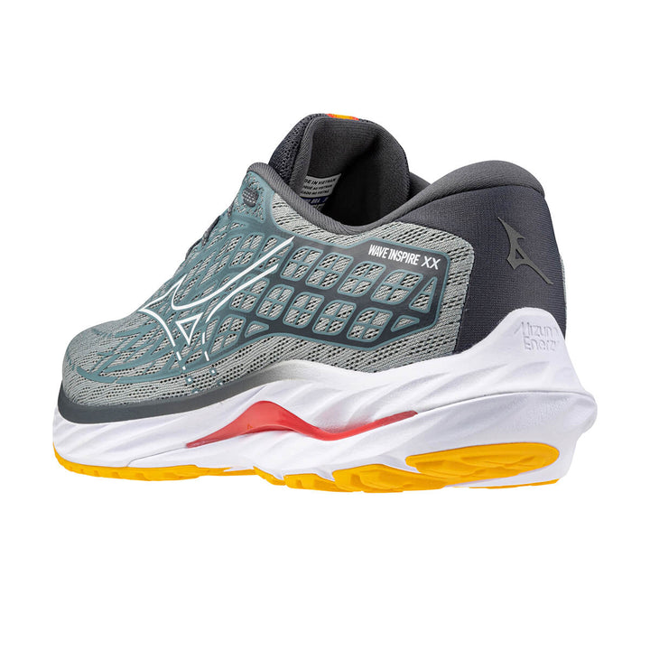 Mizuno Wave Inspire 20 Mens | Abyss/white/citrus