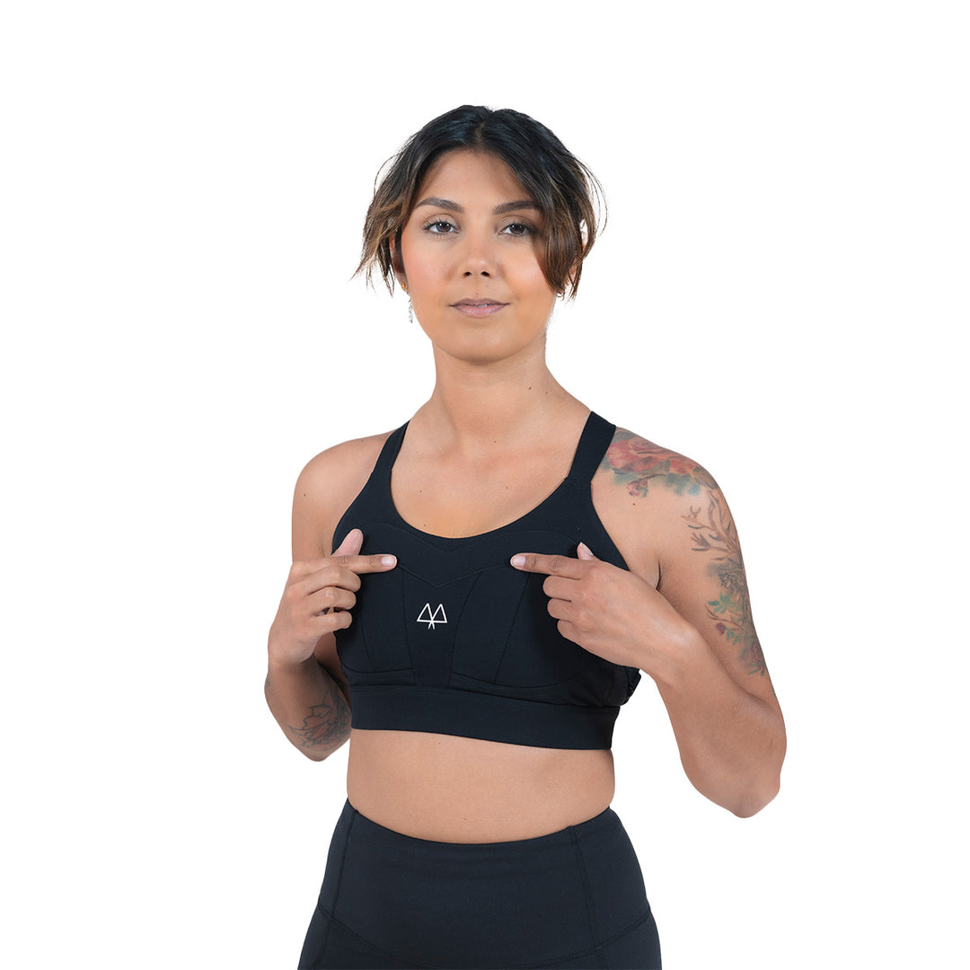 Maaree Solidarity High Impact Sports Bra | Black