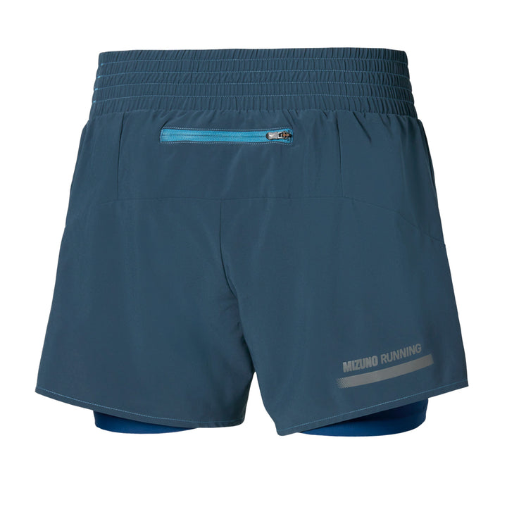 Mizuno Active 2in1 4.5 Inches Short Womens | Larkspur