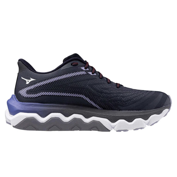 Mizuno Wave Horizon 8 Womens | Odyssey Gray/White/Striking Coral