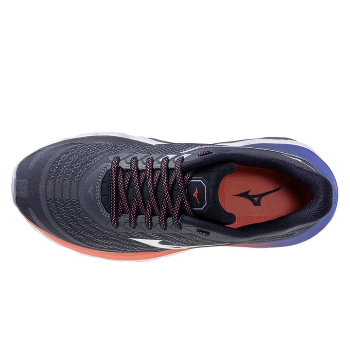 Mizuno Wave Horizon 8 Womens | Odyssey Gray/White/Striking Coral