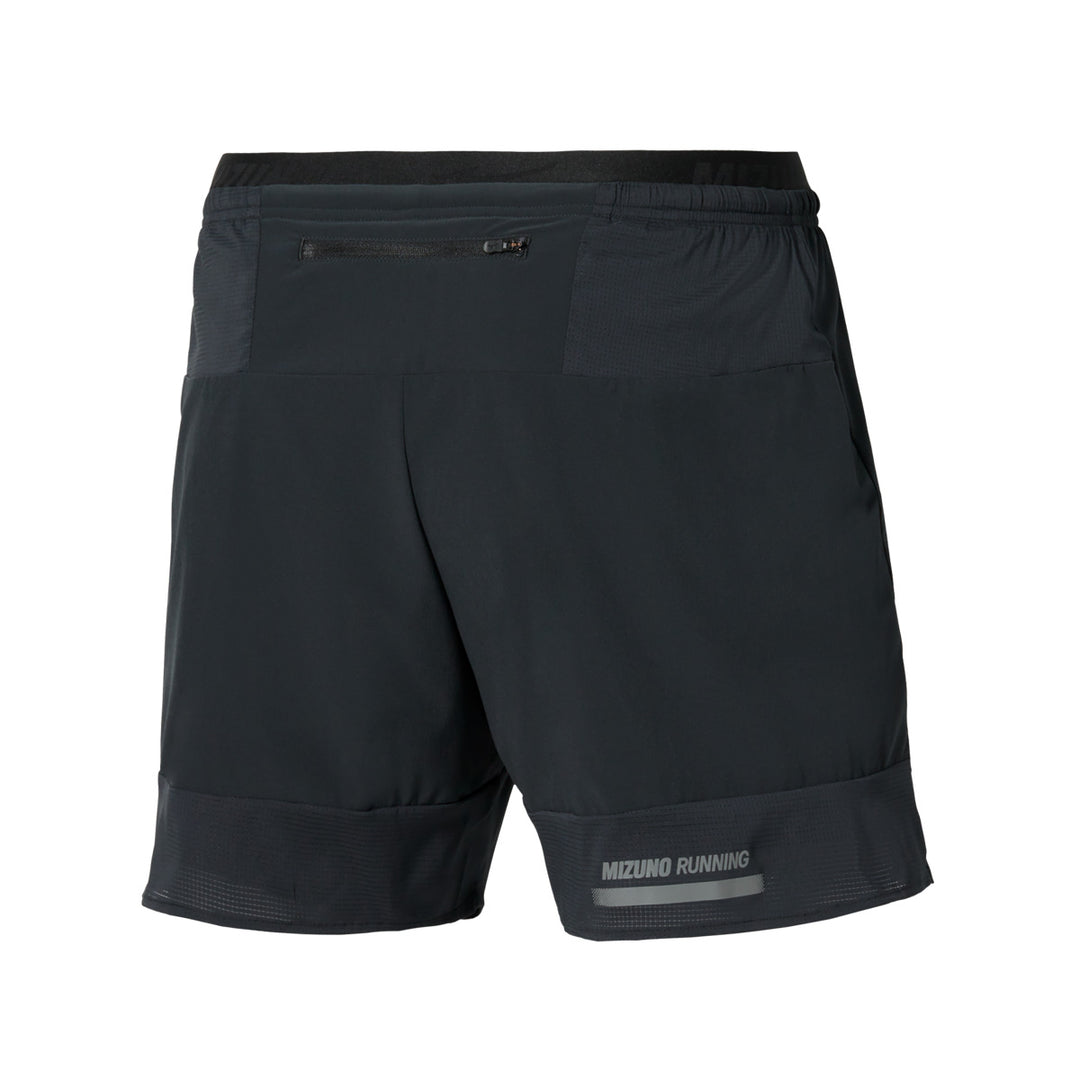Mizuno Active Alpha 2in1 5.5 Inches Short Mens | Black
