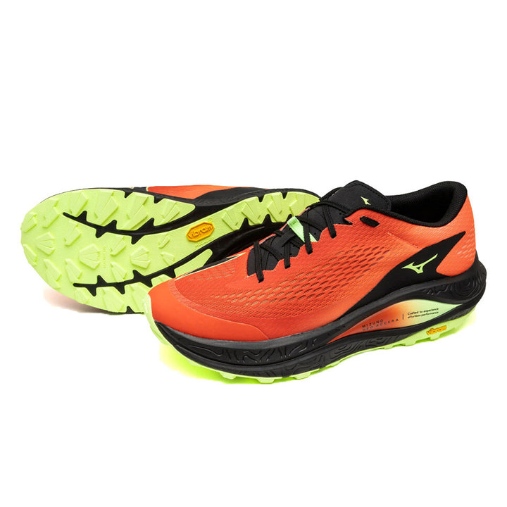 Mizuno Neo Accera Unisex | Orange/lime Pulp/black