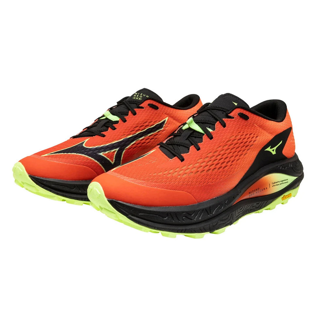 Mizuno Neo Accera Unisex | Orange/lime Pulp/black