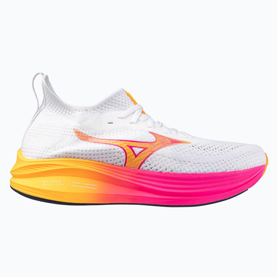 Mizuno Neo Zen Womens | White/Tang Orange/Pink Tetra