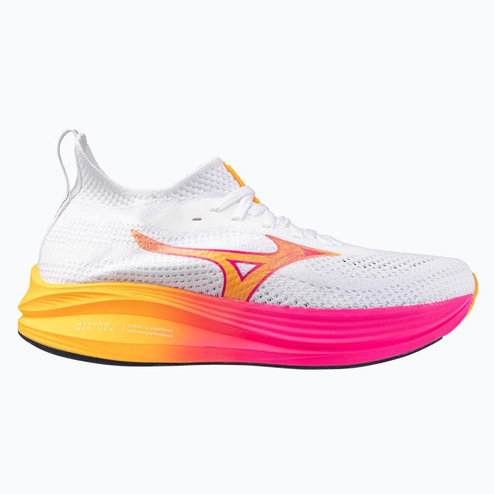 Mizuno Neo Zen Womens | White/Tang Orange/Pink Tetra