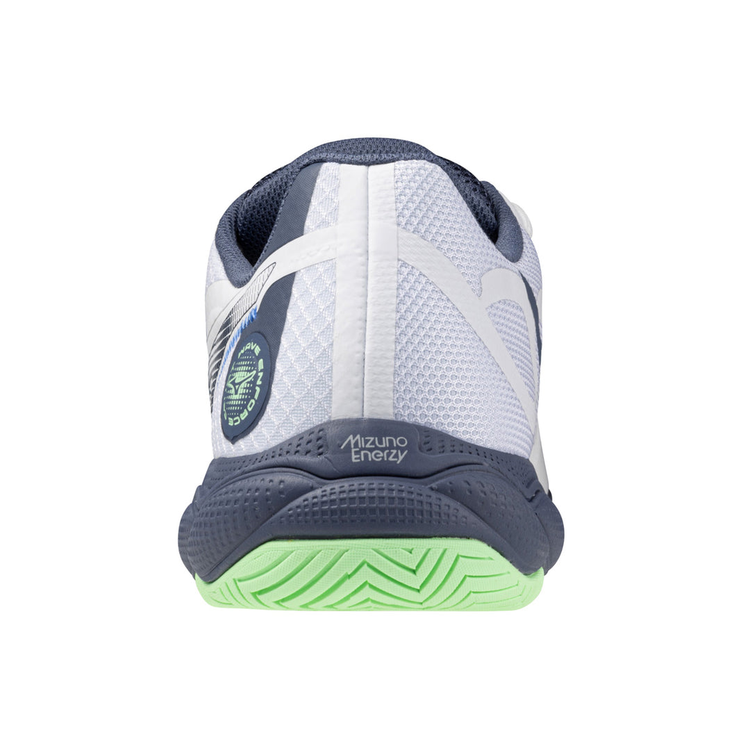 Mizuno Wave Enforce All Court Unisex | White/vintage Indigo/neo Mint