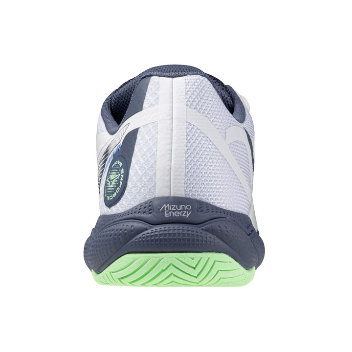 Mizuno Wave Enforce All Court Unisex | White/vintage Indigo/neo Mint