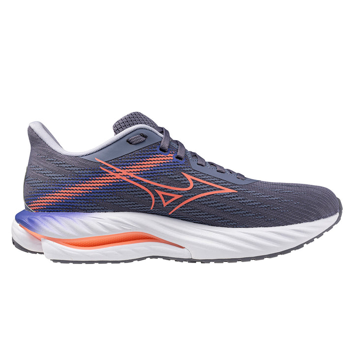 Mizuno Wave Inspire 21 Womens | Blue Granite/Striking Coral/Iris Bloom
