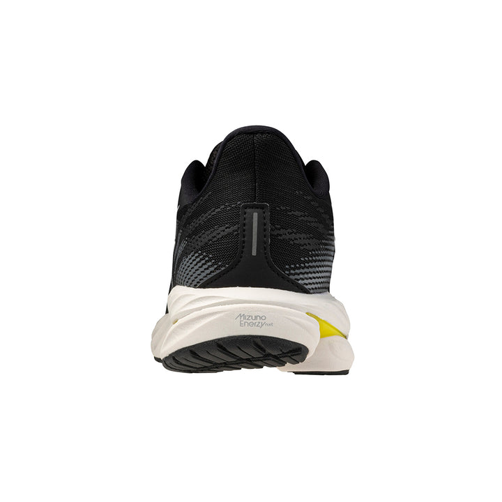 Mizuno Wave Inspire 21 Womens | Black/White/Vibrant Yellow