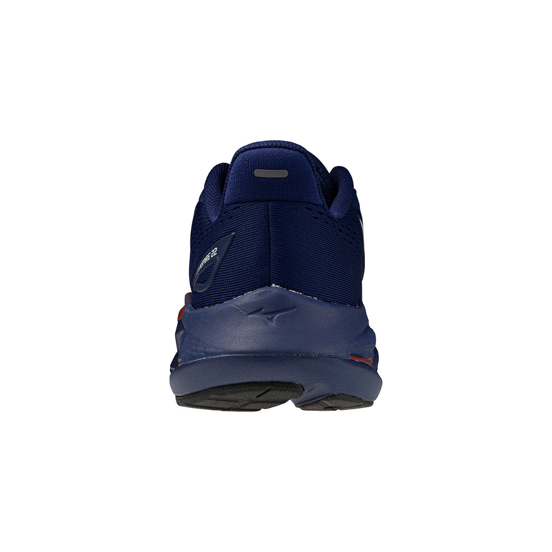 Mizuno Wave Inspire 22 Mens | Beacon Blue/tomato Puree/firec