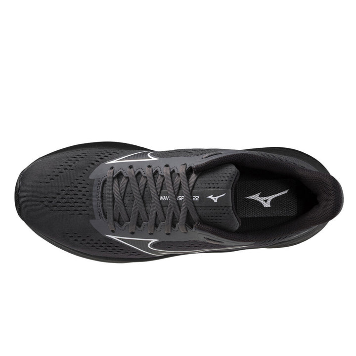 Mizuno Wave Inspire 22 Mens | Blackened Pearl/black Bean
