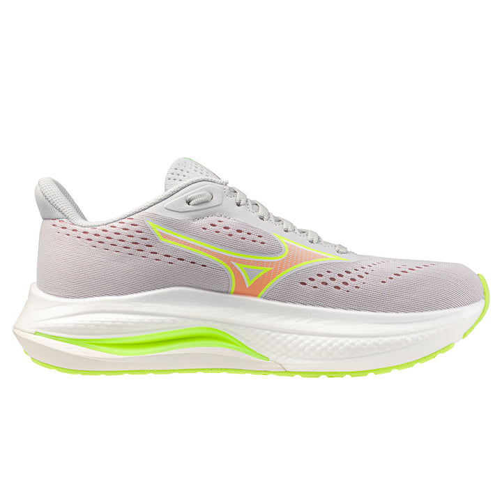 Mizuno Wave Inspire 22 Womens | Cloudscape/desert Flower/lime