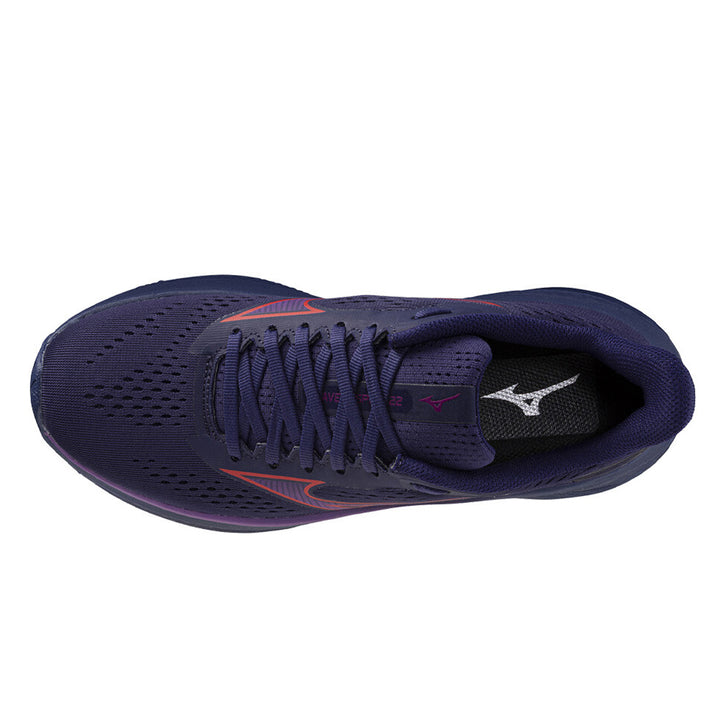 Mizuno Wave Inspire 22 Womens | Rhodonite/tomato Puree/dahlia