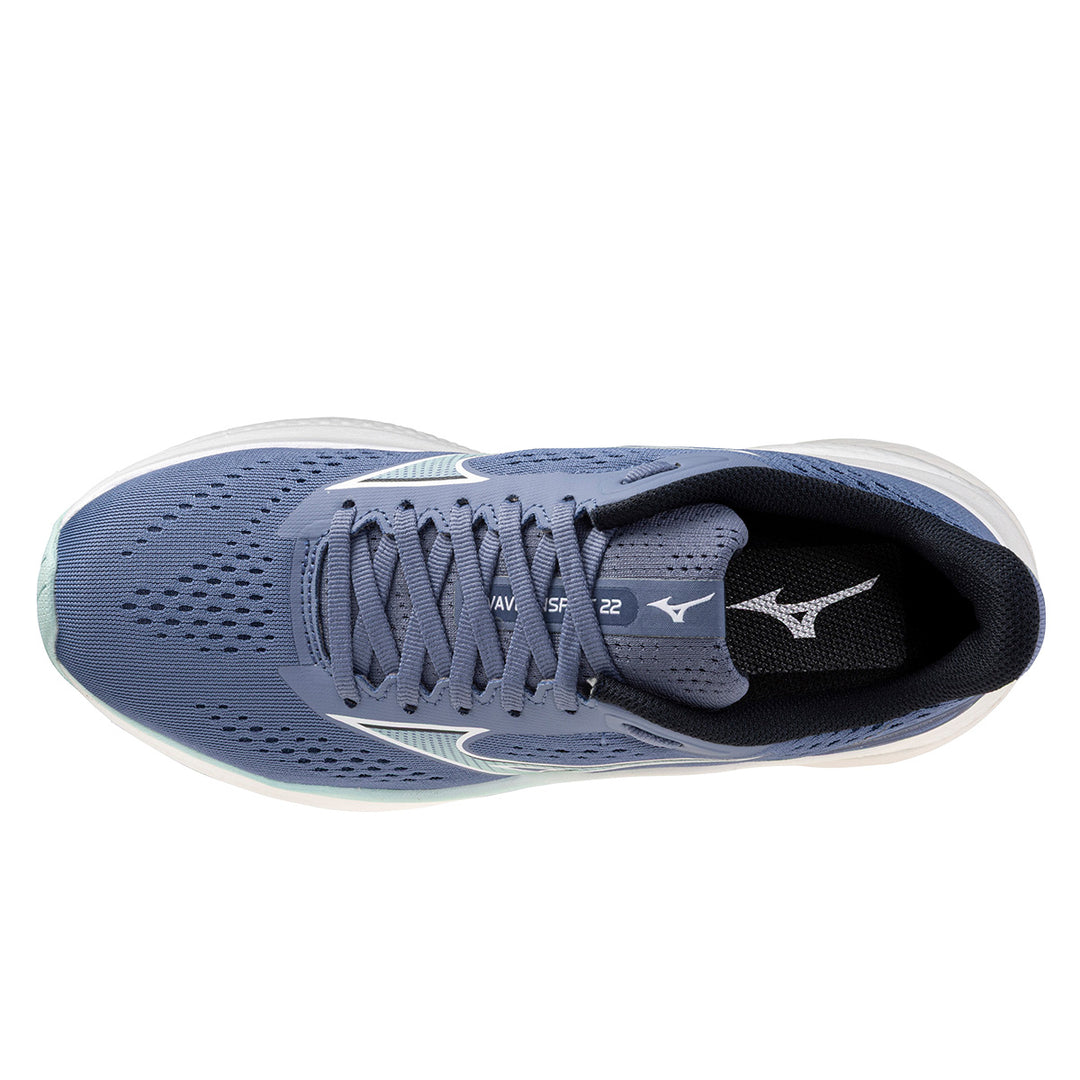 Mizuno Wave Inspire 22 Womens | Wild Wind/icy Morn/white