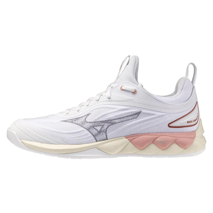 Mizuno Wave Luminous 3 Womens | White/rose Elegance/lava Falls