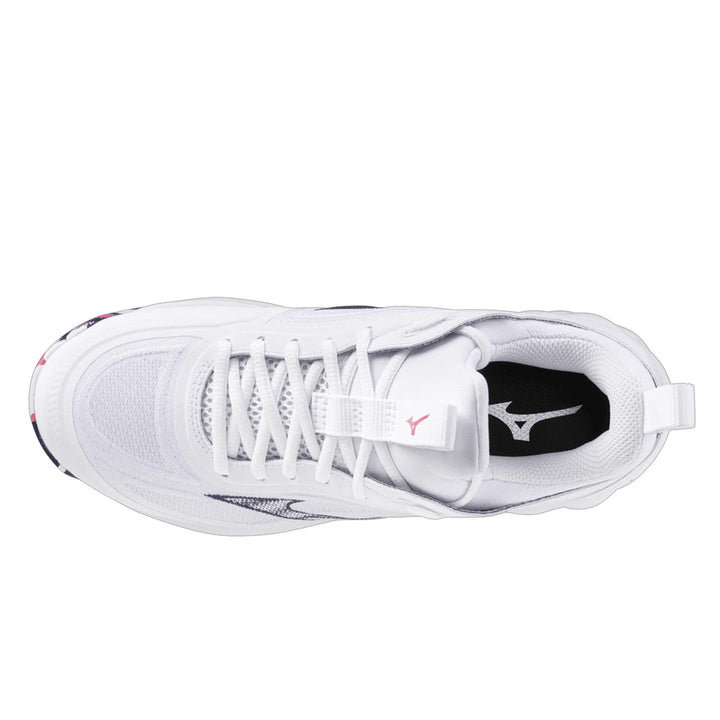 Mizuno Wave Luminous 3 Womens | White/violet Indigo/camellia Rose