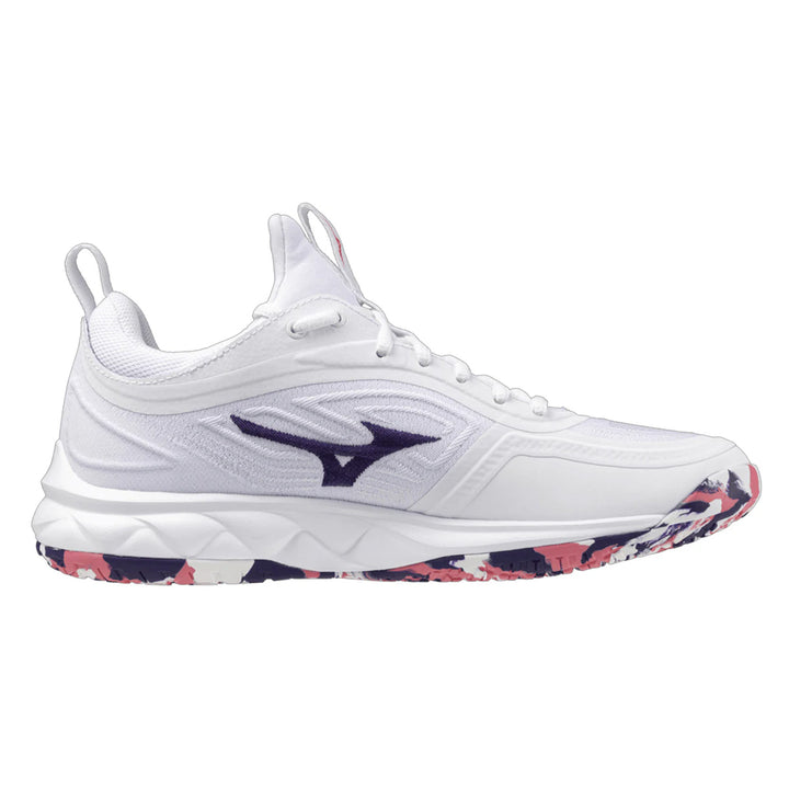 Mizuno Wave Luminous 3 Womens | White/violet Indigo/camellia Rose