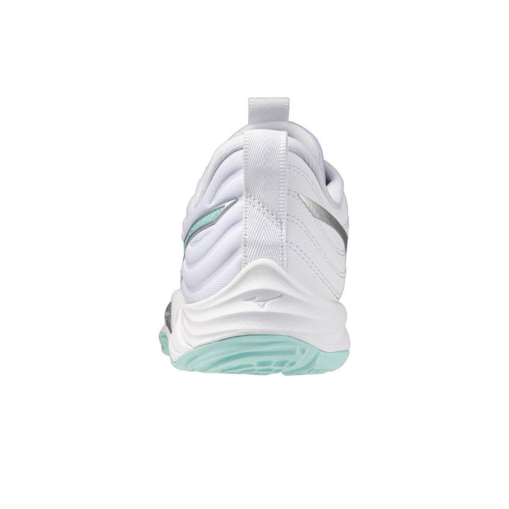 Mizuno Wave Momentum Elite Womens | White/blue Tint