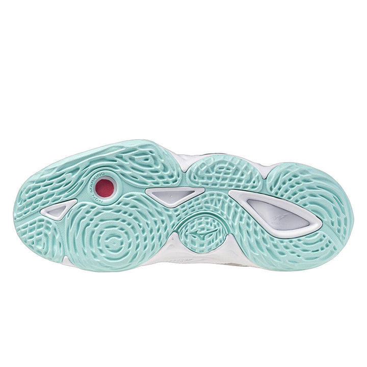 Mizuno Wave Momentum Elite Womens | White/blue Tint