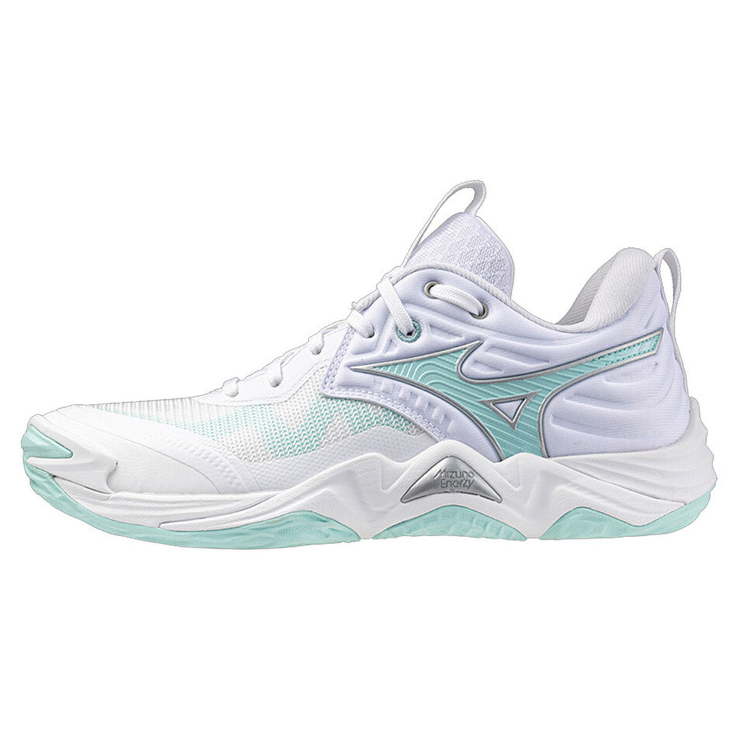 Mizuno Wave Momentum Elite Womens | White/blue Tint
