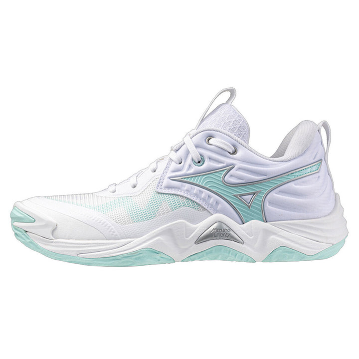 Mizuno Wave Momentum Elite Womens | White/blue Tint