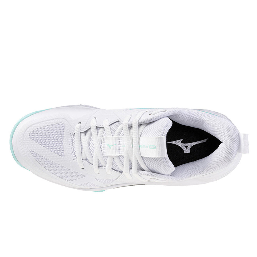 Mizuno Wave Momentum Pro Womens | White/blue Tint