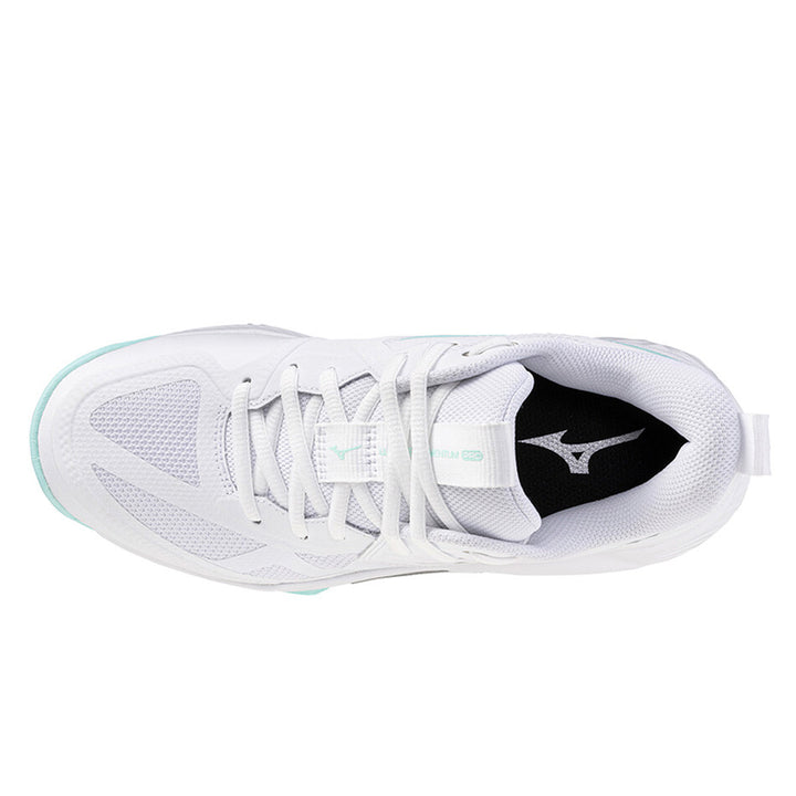 Mizuno Wave Momentum Pro Womens | White/blue Tint