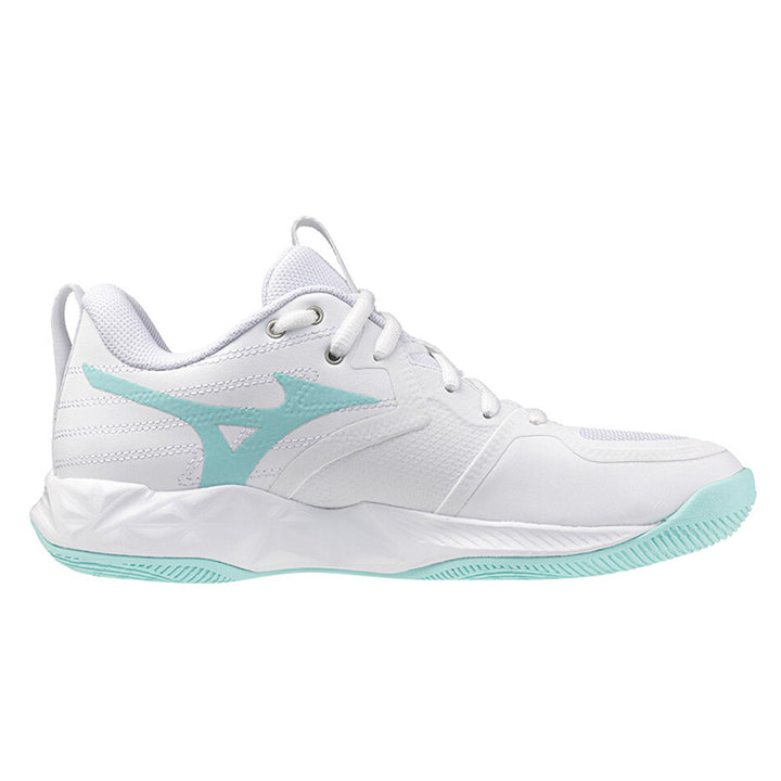 Mizuno Wave Momentum Pro Womens | White/blue Tint