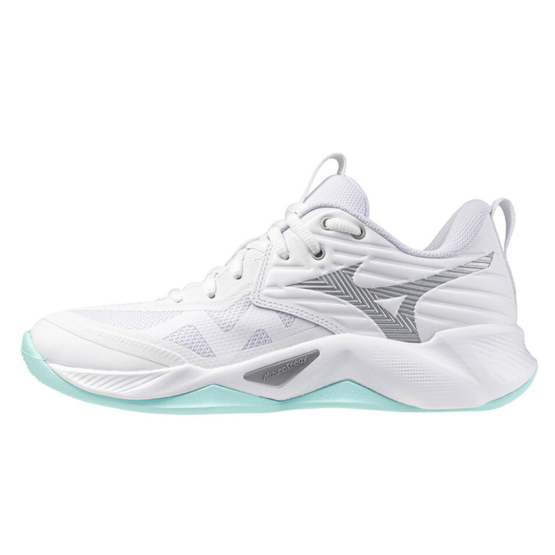 Mizuno Wave Momentum Pro Womens | White/blue Tint