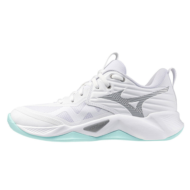 Mizuno Wave Momentum Pro Womens | White/blue Tint