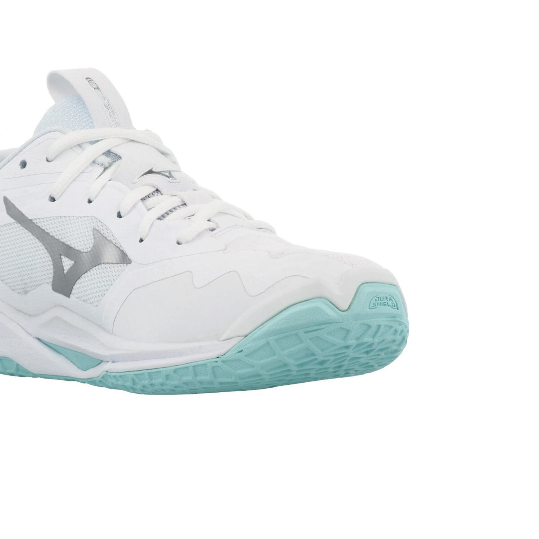 Mizuno Wave Stealth Neo 2 Womens | White/blue Tint
