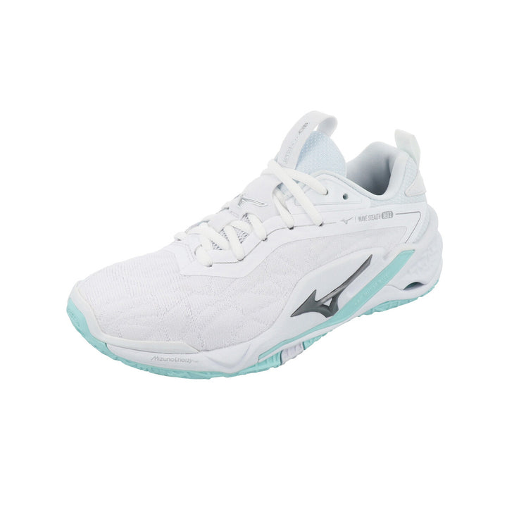 Mizuno Wave Stealth Neo 2 Womens | White/blue Tint