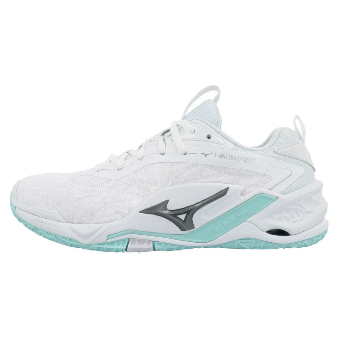 Mizuno Wave Stealth Neo 2 Womens | White/blue Tint