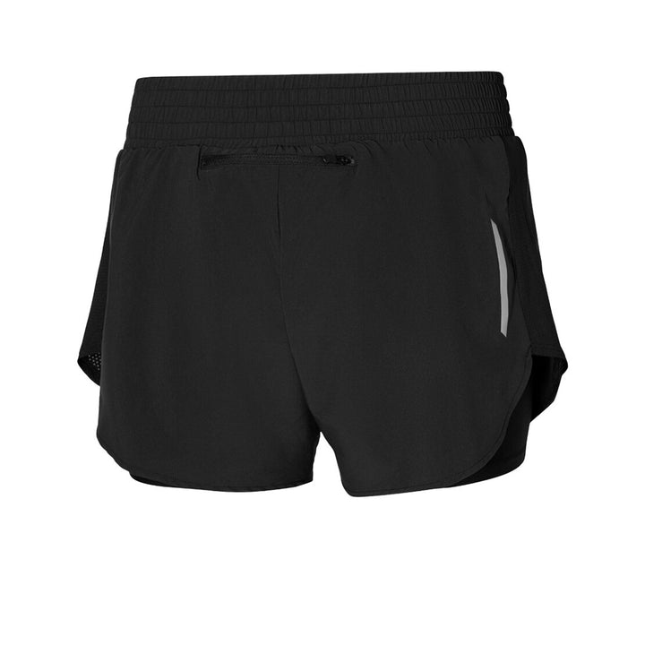Mizuno 2 in 1 4.5" Running Short Womens | Black