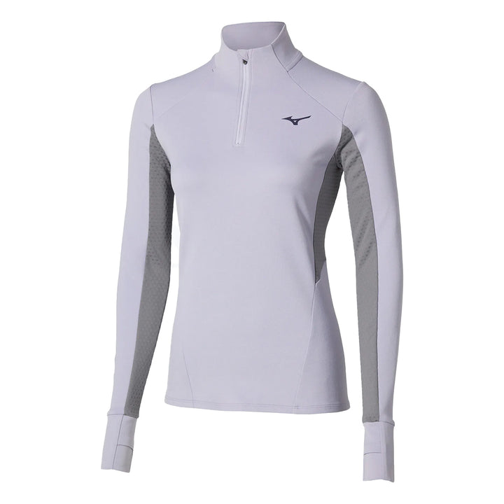 Mizuno Active Warmalite 1/2 Zip Long Sleeve Womens | Icelandic Blue