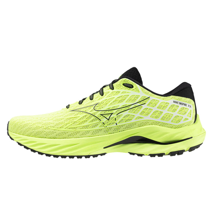 Mizuno Wave Inspire 20 Mens | Neo Lime medial