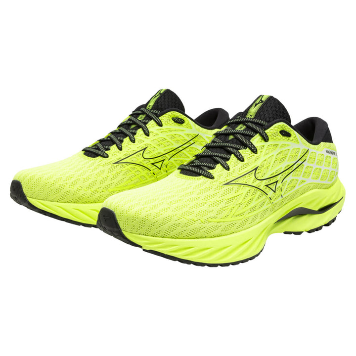 Mizuno Wave Inspire 20 Mens | Neo Lime pair