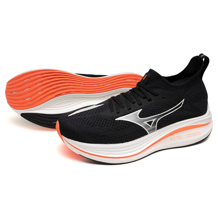 Mizuno Neo Zen Mens | Black/white/fiery Coral