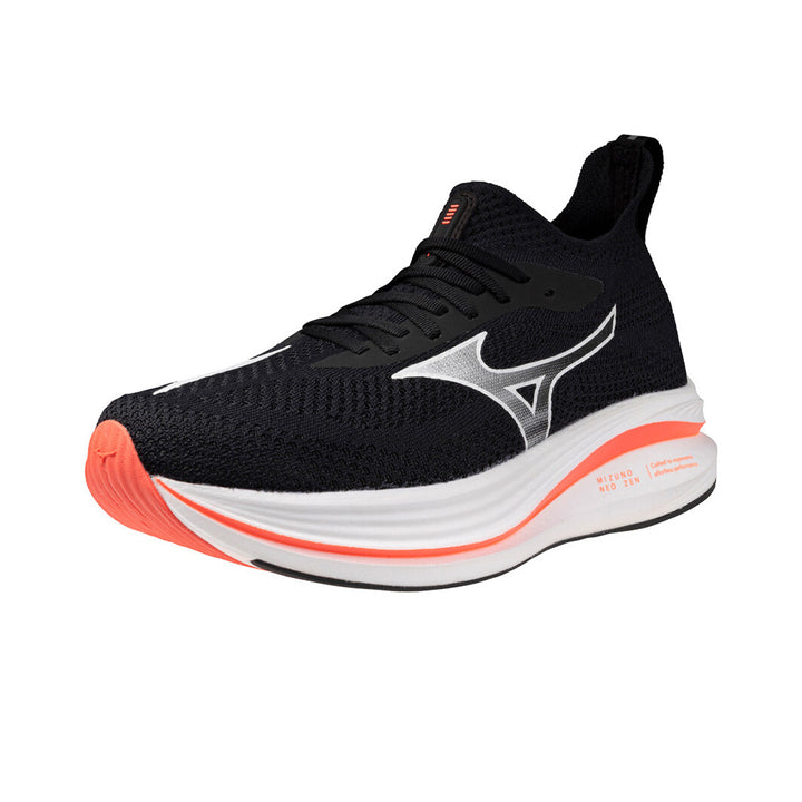 Mizuno Neo Zen Mens | Black/white/fiery Coral