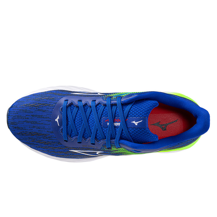 Mizuno Wave Inspire 21 Mens | Reflex Blue C/white/green Gecko